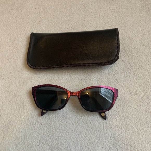 Fysh 3518 817 Designer Eyeglasses Frames UK 53-17 Purple - Picture 1 of 14